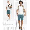 image:imageTBMPOY Mens 7 Running Hiking Shorts Quick Dry Athletic Gym Outdoor Sports  3 Zip Pockets Water Resistant Lightweight Workout Short UPF 50 for Fishing Activrwear Summer Travel Casual WorkA21dusty Blue