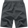 image:imageTBMPOY Mens 7 Running Hiking Shorts Quick Dry Athletic Gym Outdoor Sports  3 Zip Pockets Water Resistant Lightweight Workout Short UPF 50 for Fishing Activrwear Summer Travel Casual WorkA3cool Gray