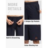 image:imageTBMPOY Mens 7 Running Hiking Shorts Quick Dry Athletic Gym Outdoor Sports  3 Zip Pockets Water Resistant Lightweight Workout Short UPF 50 for Fishing Activrwear Summer Travel Casual WorkA27dark BlueRed