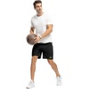 image:imageTBMPOY Mens 7 Running Hiking Shorts Quick Dry Athletic Gym Outdoor Sports  3 Zip Pockets Water Resistant Lightweight Workout Short UPF 50 for Fishing Activrwear Summer Travel Casual WorkA6blackGreen