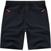 image:imageTBMPOY Mens 7 Running Hiking Shorts Quick Dry Athletic Gym Outdoor Sports  3 Zip Pockets Water Resistant Lightweight Workout Short UPF 50 for Fishing Activrwear Summer Travel Casual WorkNavy