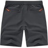 image:imageTBMPOY Mens 7 Running Hiking Shorts Quick Dry Athletic Gym Outdoor Sports  3 Zip Pockets Water Resistant Lightweight Workout Short UPF 50 for Fishing Activrwear Summer Travel Casual WorkCool Grey