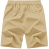 image:imageTBMPOY Mens 7 Running Hiking Shorts Quick Dry Athletic Gym Outdoor Sports  3 Zip Pockets Water Resistant Lightweight Workout Short UPF 50 for Fishing Activrwear Summer Travel Casual WorkA24light Khaki