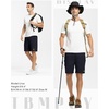 image:imageTBMPOY Mens 7 Running Hiking Shorts Quick Dry Athletic Gym Outdoor Sports  3 Zip Pockets Water Resistant Lightweight Workout Short UPF 50 for Fishing Activrwear Summer Travel Casual WorkA7navy