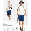 image:imageTBMPOY Mens 7 Running Hiking Shorts Quick Dry Athletic Gym Outdoor Sports  3 Zip Pockets Water Resistant Lightweight Workout Short UPF 50 for Fishing Activrwear Summer Travel Casual WorkA8royal Blue