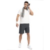 image:imageTBMPOY Mens 7 Running Hiking Shorts Quick Dry Athletic Gym Outdoor Sports  3 Zip Pockets Water Resistant Lightweight Workout Short UPF 50 for Fishing Activrwear Summer Travel Casual WorkCool Grey