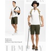 image:imageTBMPOY Mens 7 Running Hiking Shorts Quick Dry Athletic Gym Outdoor Sports  3 Zip Pockets Water Resistant Lightweight Workout Short UPF 50 for Fishing Activrwear Summer Travel Casual WorkA4armygreen
