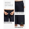 image:imageTBMPOY Mens 7 Running Hiking Shorts Quick Dry Athletic Gym Outdoor Sports  3 Zip Pockets Water Resistant Lightweight Workout Short UPF 50 for Fishing Activrwear Summer Travel Casual WorkA7navy