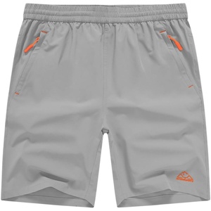 image:imageTBMPOY Mens 7 Running Hiking Shorts Quick Dry Athletic Gym Outdoor Sports  3 Zip Pockets Water Resistant Lightweight Workout Short UPF 50 for Fishing Activrwear Summer Travel Casual WorkLight Grey