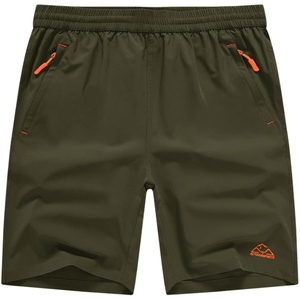 image:imageTBMPOY Mens 7 Running Hiking Shorts Quick Dry Athletic Gym Outdoor Sports  3 Zip Pockets Water Resistant Lightweight Workout Short UPF 50 for Fishing Activrwear Summer Travel Casual WorkArmy Green